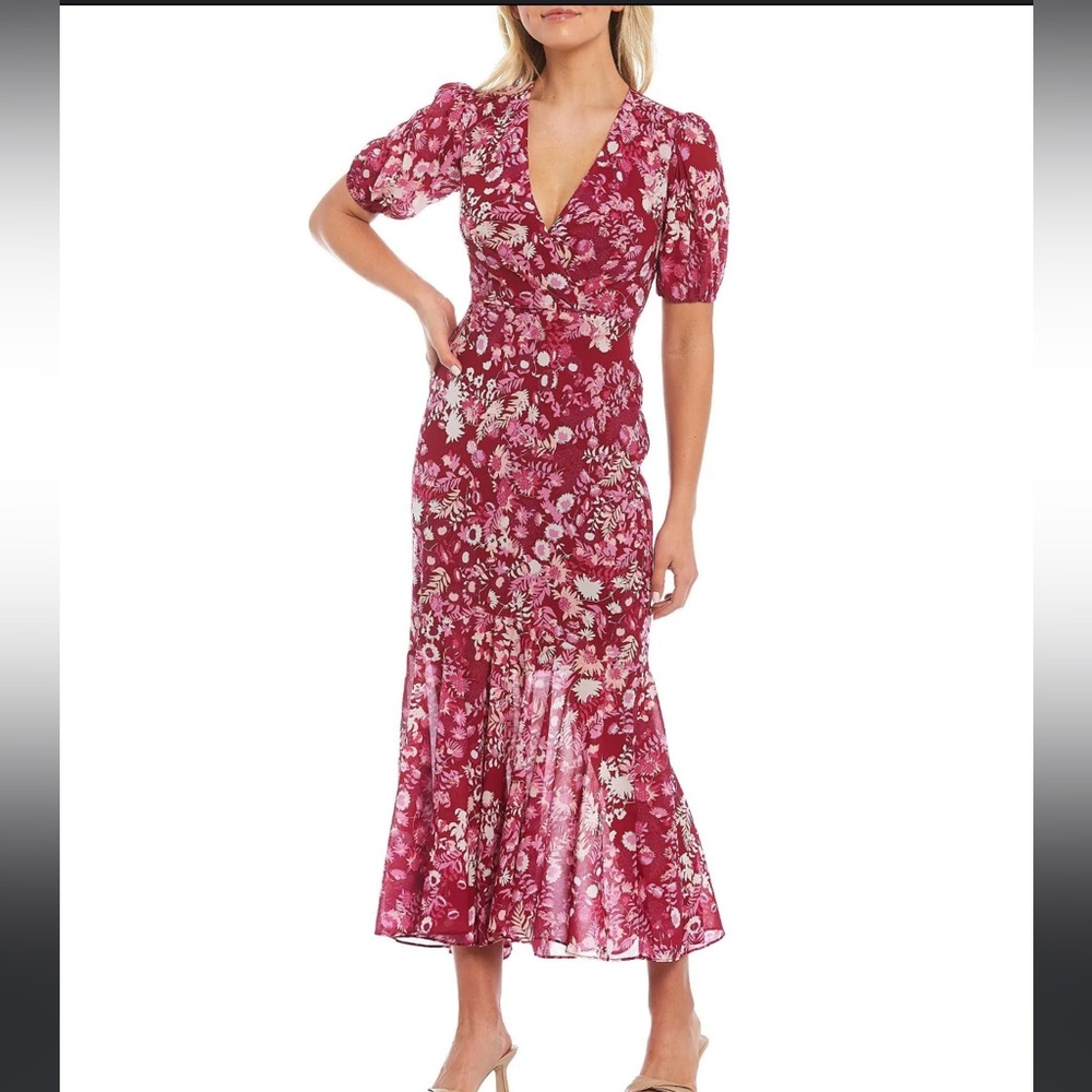 Sachin + Babi Erin Floral Midi Dress
